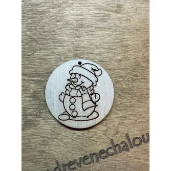 Vánoční ozdoba DCH Vánoční ozdoba Sněhulák s čepicí