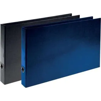 4kroužkový pořadač A3 - na šířku, 5 cm, černá struktura