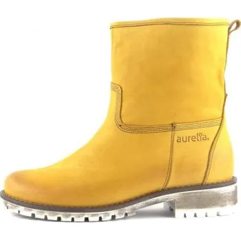 Dámská zimní obuv Aurelia kotníková 340 mustard, velikost 39