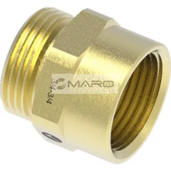 Fitinka Merabell Redukce mosazná pro vodu a plyn G3/4"F x G3/4"M pro vlnovcovou trubku DN15, M0233