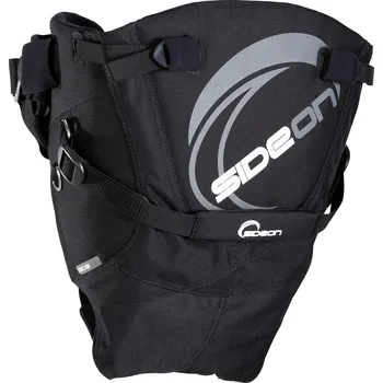 Úvazek SIDE ON Sedací trapéz na kitesurfing černý 2XS