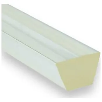 Polyuretanový klínový řemen PU80A 17 × 11 (17/B) - hladký (84 ShA, transparentní) - 50m balení