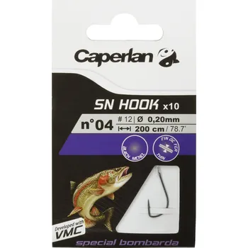 Rybářský háček CAPERLAN Háček s návazcem na lov pstruhů na bombetu 4