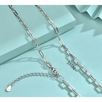 Řetízek Majya Stříbrný řetízek MAXIM 45 + 4 cm Ag/; ≤6,20 g 10547