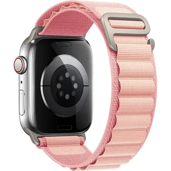 Řemínek na hodinky AW Alpský tah - řemínek na Apple Watch - Růžový Šířka uchycení řemínku: 44/45/46/49mm, Barva: Růžový IR-AWGW-0109