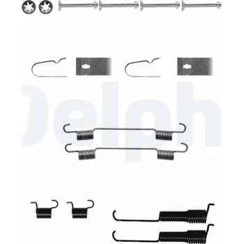 Brzdová čelist Sada příslušenství, brzdové čelisti DELPHI LY1296