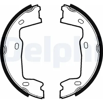 Auto-moto Sada brzdových čelistí, parkovací brzda DELPHI LS1381