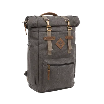 Batoh Revelry - The Drifter Rolltop Backpack, 23l – hnědý (Pachuvzdorný a voděodolný batoh Revelry Drifter s kapacitou 23 litrů v&nbsp;hnědém provedení.)