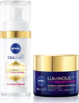 Kosmetická sada Nivea Cellular Luminous 630 Antispot kompletní noční péče pro redukci pigmentových skvrn