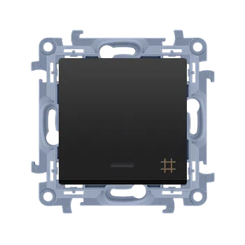 vypínač SIMON CW7L.01/49 Přepínač křížový, s orientačním LED podsvětlením, řazení 7So, (strojek s krytem) 10