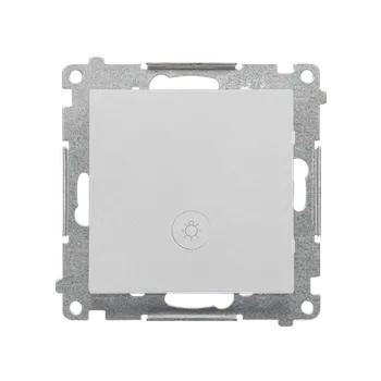 vypínač SIMON TS1L.01/143 Ovladač zapínací "světlo" s orientačním LED podsvětlením (přístroj s krytem), řaze