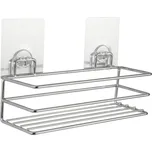 Samolepicí polička na kořenky Compactor Bestlock Magic systém bez vrtání, chrom