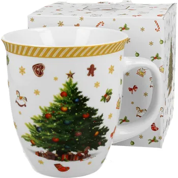 DUO Gifts DG - Vánoční hrnek CHRISTMAS TREE 2 v dárkovém balení - 650 ml