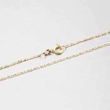 Řetízek Řetízek žluté zlato 585 Figaro 45-1107 délka 36 cm