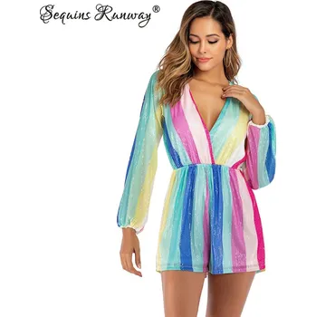 Dámský overall Pruhovaný overal s dlouhými rukávy Barva: Barevná, Velikost: S