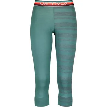 Dámské termo spodky Dámské funkční kalhoty Ortovox 185 ROCK'N'WOOL SHORT PANTS - zelená XS
