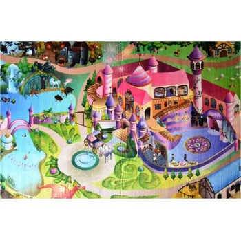 Koberec Dětský koberec Ultra Soft Zámek - 70 x 100 cm (88009)