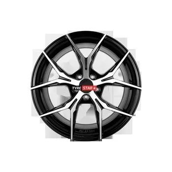 Alu kolo Keskin KT19N 8,5x19 5x108 ET45 BLACK FRONT POLISH