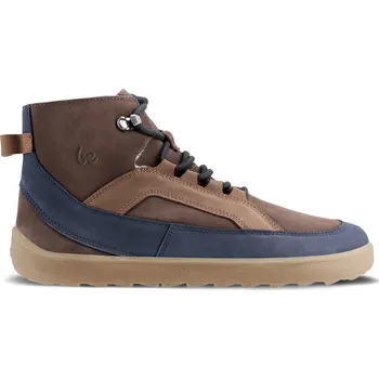 Dámská zimní obuv BeLenka Barefoot boty Be Lenka York - Brown & Navy 37, Vnitřní délka boty: 23,9 cm, Vnitřní šířka boty: 8,8 cm