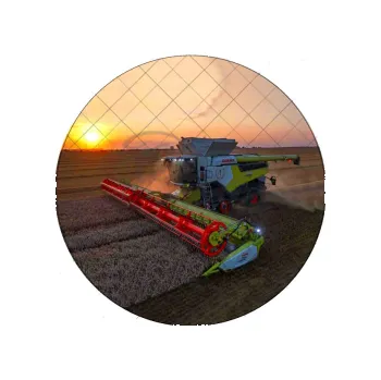 Jedlá dekorace na dort KOMBAJN, VARIANTA Jedlý papír 1763