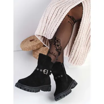 Dámská zimní obuv DoAndBe Kotníkové boty JJ3103-1B Velikost: 38