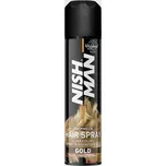 Nish Man Pro Mech Hair Spray Gold barevný sprej na vlasy zlatý 150 ml