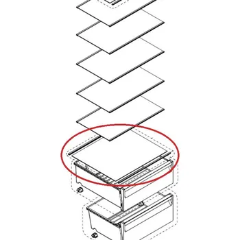 Domácí spotřebič 862114 - Police pro chladničku Gorenje Hisense Mora