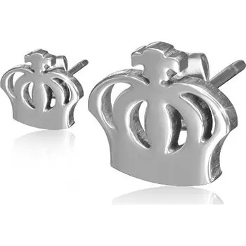 Náušnice Náušnice ocel - korunka GZEM187