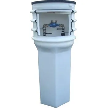 vodoměrná šachta CZ PLAST GEO 1200 vodoměrná šachta pr.685mm, h=1200mm, DN32, Q=2,5m3 bez vodoměrné sestavy, zateplená, s poklopem nosnost 600kg, LLDPE, bílá