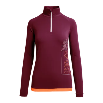 Dámské triko s dl.rukávem Martini Heartbeat Da, vínově červená|L