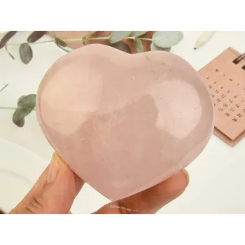 Sběratelství Hladké srdce z růženínu (Madagaskar) 349g