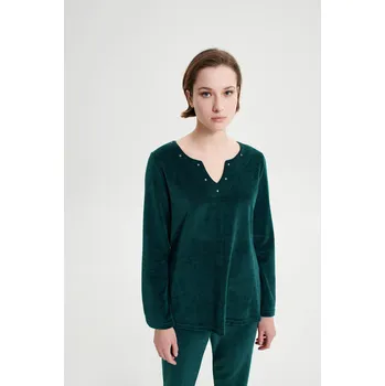 Dámské oblečení Vamp - Jednobarevná dámská souprava 19396 - Vamp green dark sea XL