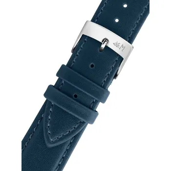 Řemínek na hodinky Kožený řemínek Morellato Kadjar 5753C23.062 M, modrý
