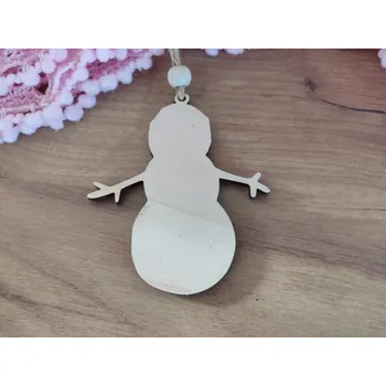 Vánoční dekorace Vánoční ozdoba k domalování sněhulák Vanda