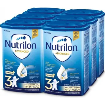 Kojenecká výživa NUTRILON 3 Advanced Vanilka 6x800g