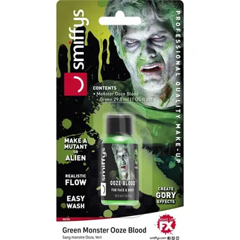 Karnevalový doplněk Zelená krev - monstrum
