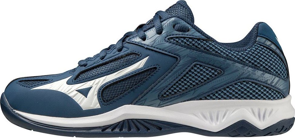 Mizuno Dětská sálová obuv Stealth Star Junior Dark Denim / White / Copen Blue Velikost: 34,5