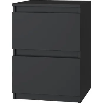 Noční stolek Nábytek PEGAS s.r.o. Noční stolek MALVÍNA M2, Černá