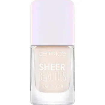 Kosmetika Catrice Sheer Beauties lak na nehty odstín 010 - Milky Not Guilty 10,5 ml