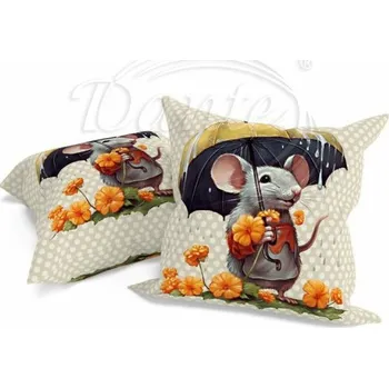 Dekorativní polštářek Dante Povlak Myšák - 40 x 40 cm
