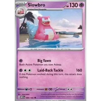 Volný čas Pokémon MEW 080/165 Slowbro - 151 Stav: Near Mint, Verze: NORMAL