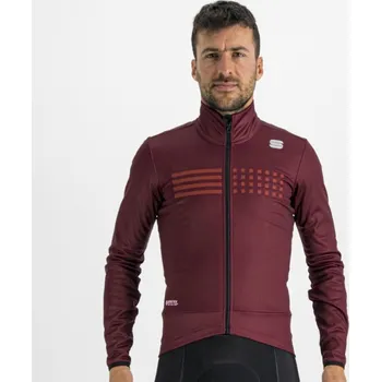 Cyklistické oblečení Bunda Sportful Tempo Jacket Red/Wine Varianta: L