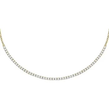 Náhrdelník Morellato Luxusní pozlacený náhrdelník s čirými zirkony Scintille SAQF24 + 2 měsíce na vrácení zboží