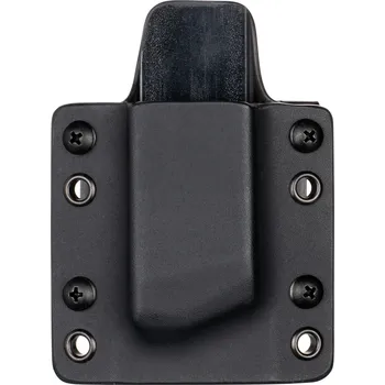 Příslušenství pro sportovní střelbu RH Holsters OWB - Glock 17/19/19X/45 - vnější kydexové pouzdro na 1 zásobník - plný sweatguard - černá/černá Umístění pouzdra: Pravý bok (levák)