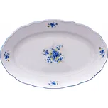 Český porcelán, a.s., Dubí Mísa ovalná, 35 cm, pomněnky, Český porcelán Dubí