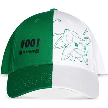 Kšiltovka Kšiltovka Pokémon Bulbasaur #001 (bílo-zelená)