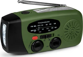 Radiopřijímač Thomson RT260 černý/zelený
