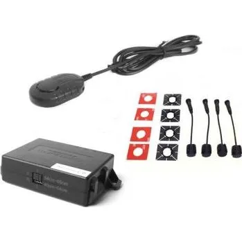 Parkovací asistent Parkovací senzory přední nebo zadní akustické 16mm, 12V-24V, STEELMATE PTS411EX BTI, černé matné