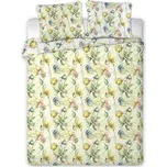 FARO Francouzské povlečení bavlněný satén Aquarell herbář Bavlna - Satén, 220/200, 2x70/80 cm