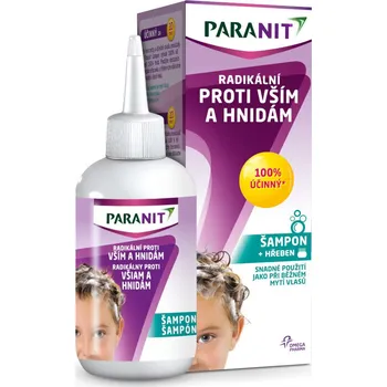 Dětský šampon Paranit Radikální šampon + hřeben